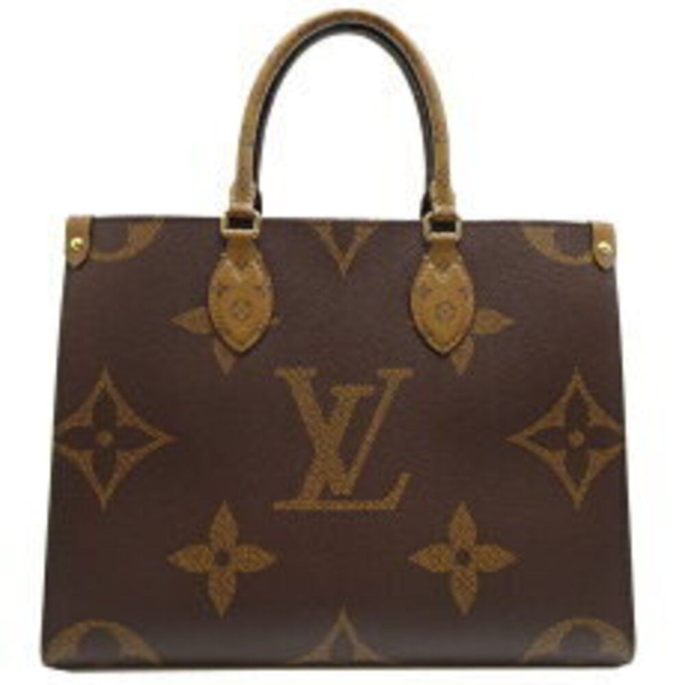 Louis Vuitton OnTheGo Tote Bag Monogram Reverse Brown